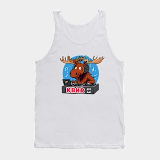 DJ Moose KBHR - Northern Exposure Funny vintage t-shirts Tank Top